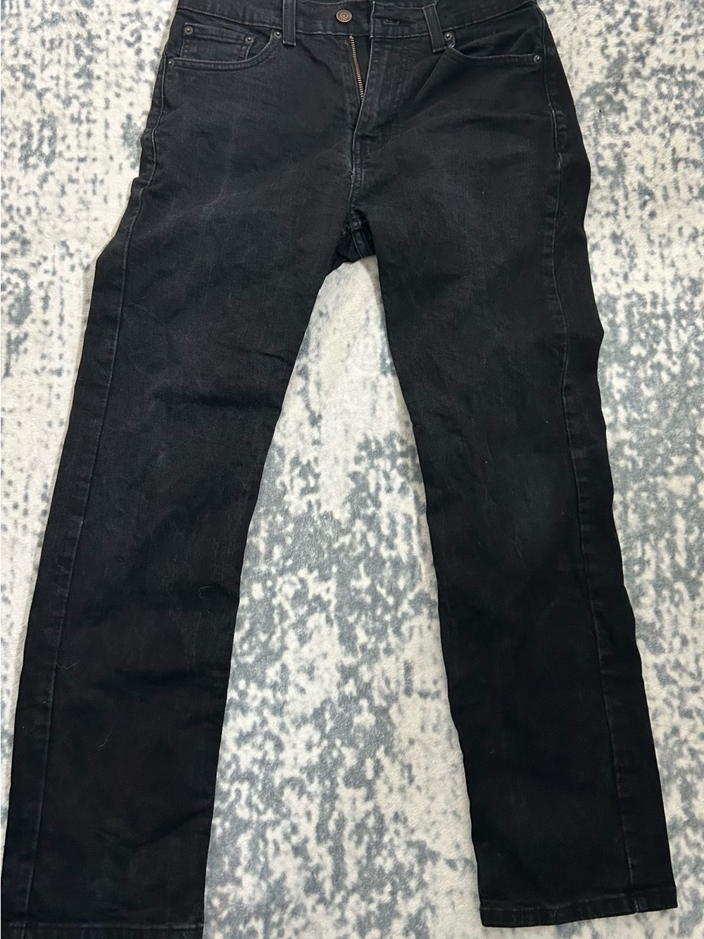 Men's Levi’s 505 Black Straight-Leg Jeans 30x30